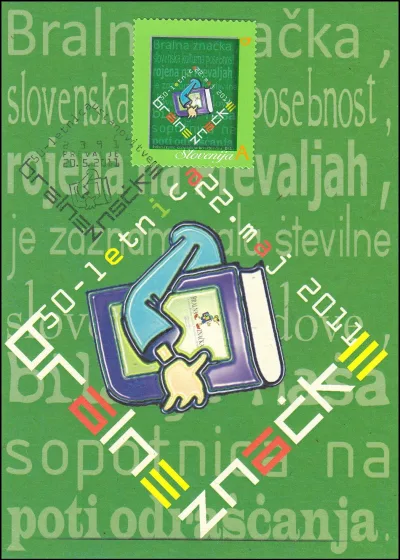 50 - LETNICA USTANOVITVE BRALNE ZNAČKE